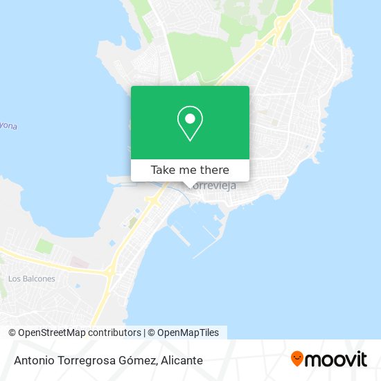 Antonio Torregrosa Gómez map