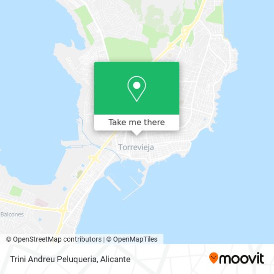 Trini Andreu Peluqueria map