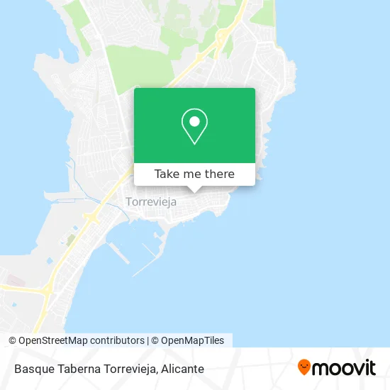 Basque Taberna Torrevieja map
