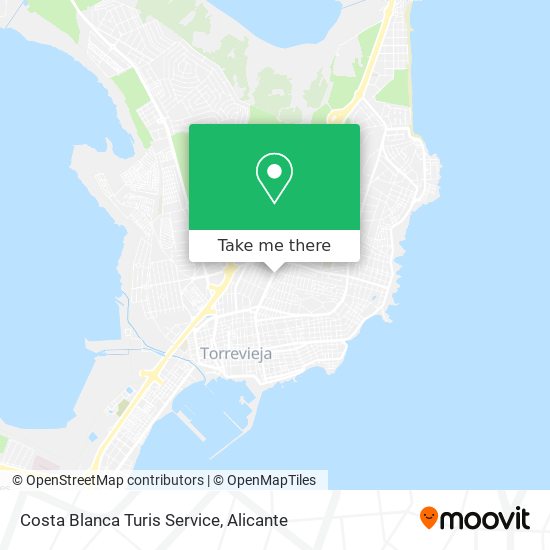 Costa Blanca Turis Service map