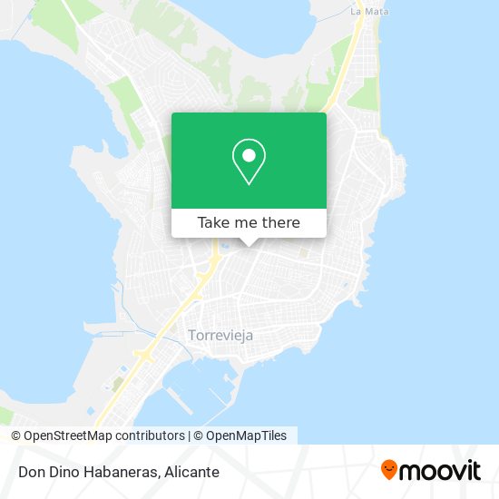 Don Dino Habaneras map