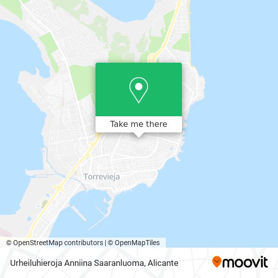 Urheiluhieroja Anniina Saaranluoma map