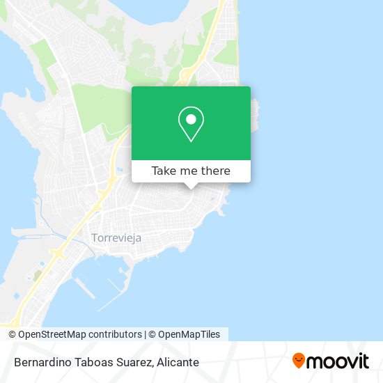 Bernardino Taboas Suarez map