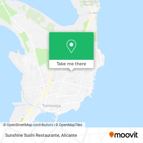 Sunshine Sushi Restaurante map