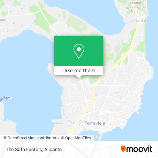 The Sofa Factory map