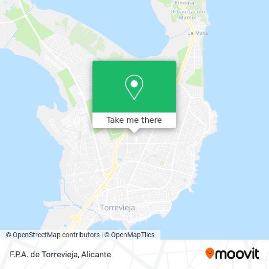 mapa F.P.A. de Torrevieja