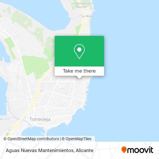 Aguas Nuevas Mantenimientos map