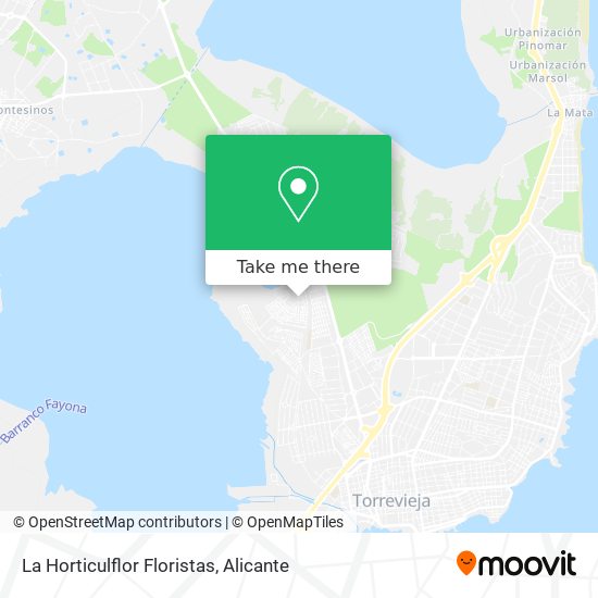 La Horticulflor Floristas map