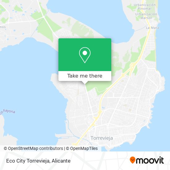 Eco City Torrevieja map