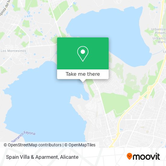 Spain Villa & Aparment map