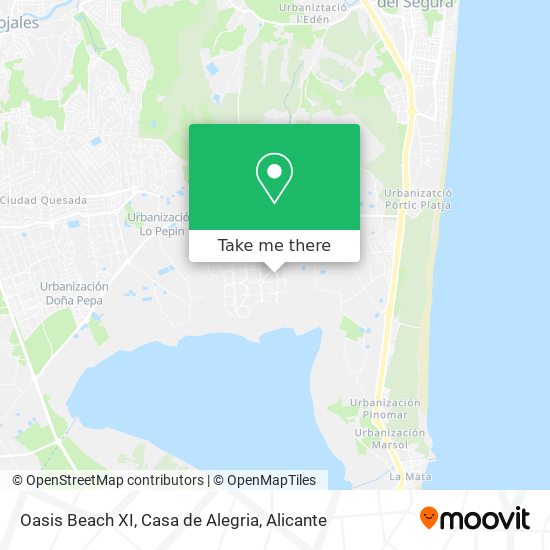 Oasis Beach XI, Casa de Alegria map