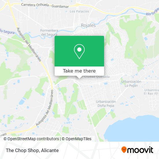 The Chop Shop map