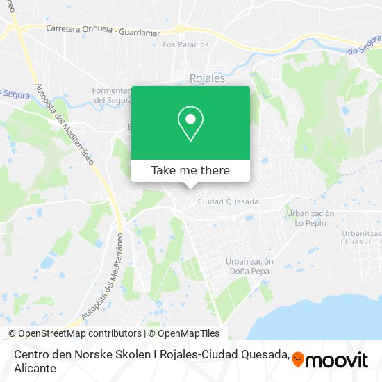 Centro den Norske Skolen I Rojales-Ciudad Quesada map