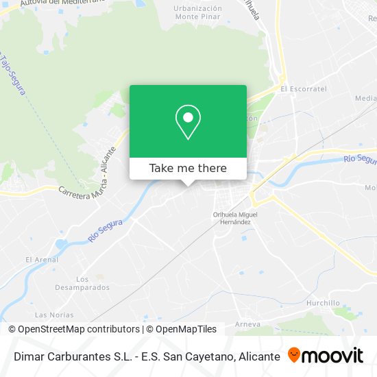 Dimar Carburantes S.L. - E.S. San Cayetano map