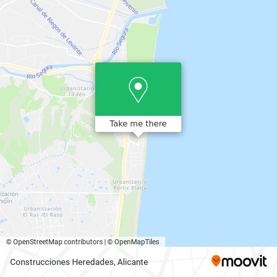 Construcciones Heredades map
