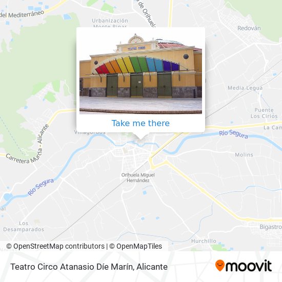 Teatro Circo Atanasio Díe Marín map