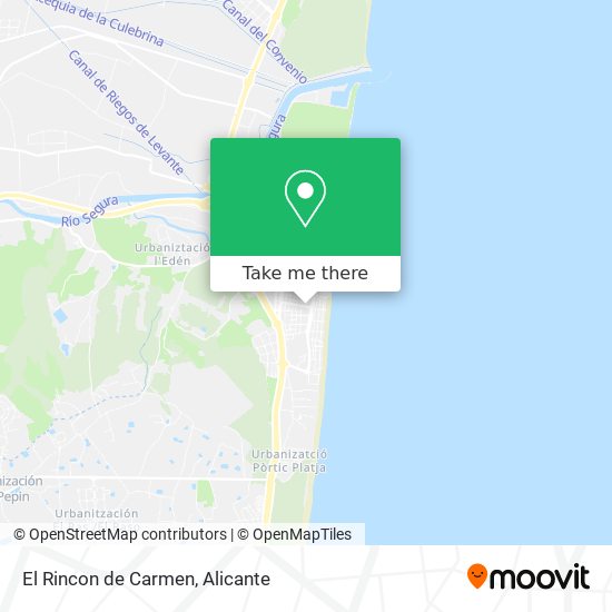 El Rincon de Carmen map