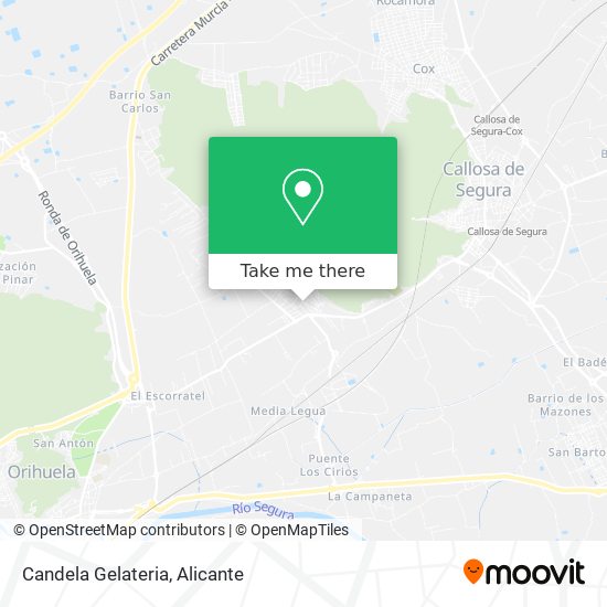 Candela Gelateria map