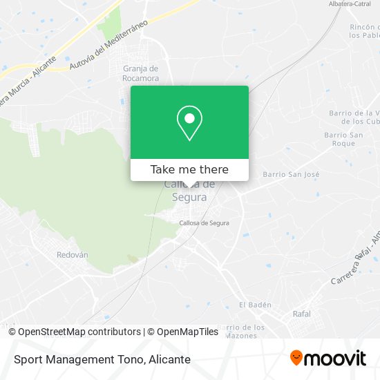 Sport Management Tono map