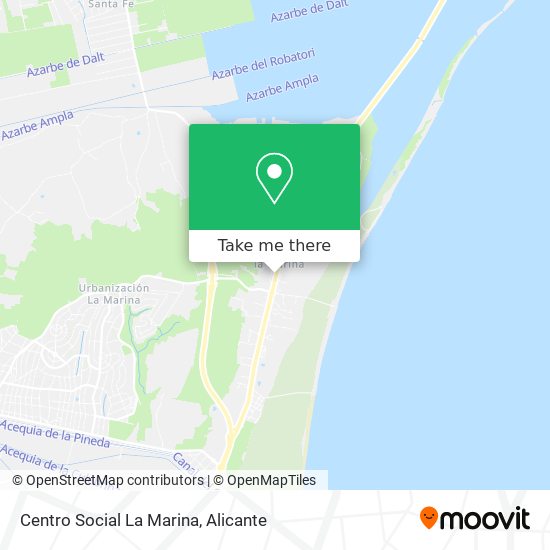 Centro Social La Marina map