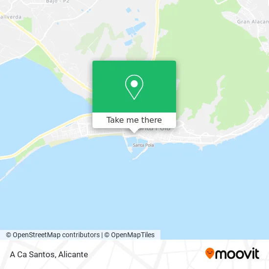 A Ca Santos map