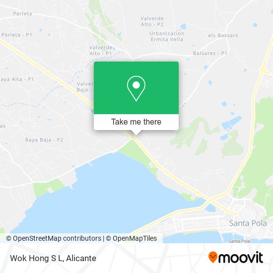 Wok Hong S L map