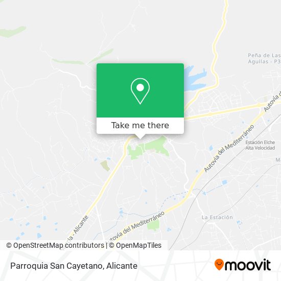 Parroquia San Cayetano map