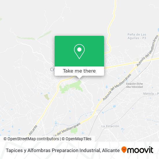 Tapices y Alfombras Preparacion Industrial map