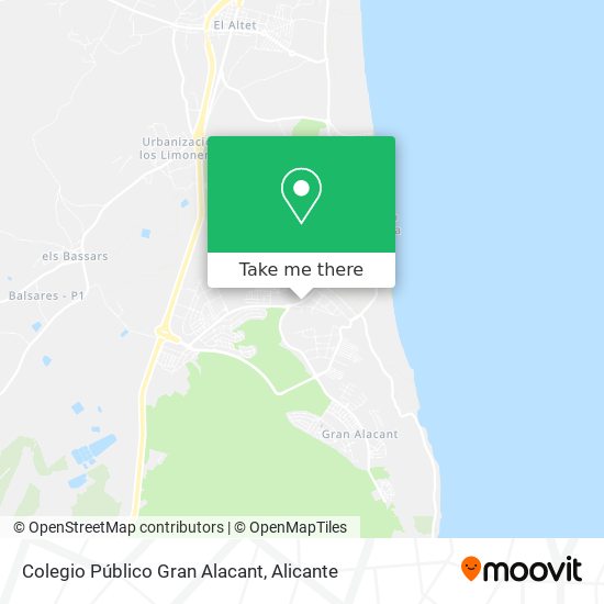 Colegio Público Gran Alacant map