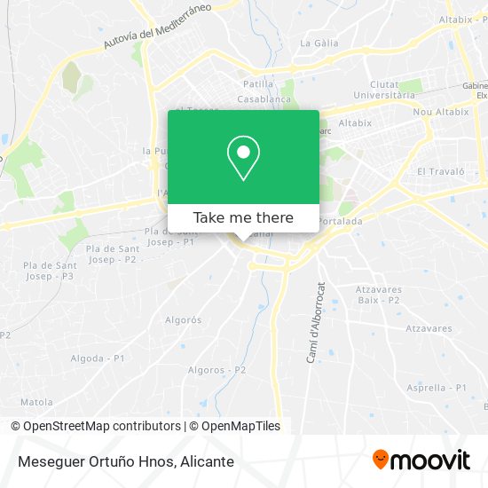 Meseguer Ortuño Hnos map
