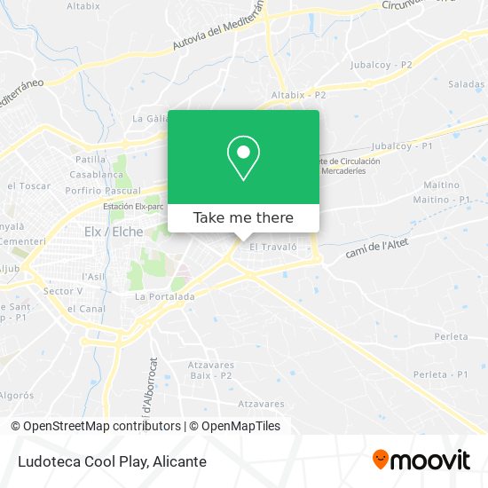 Ludoteca Cool Play map