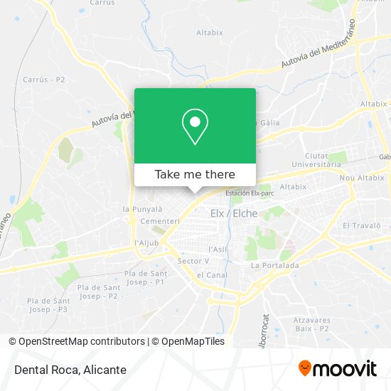 Dental Roca map