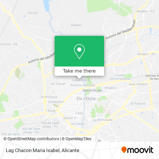 Lag Chacon Maria Isabel map
