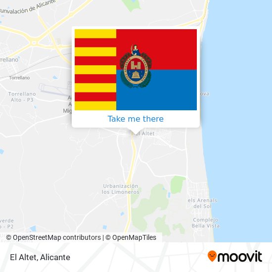 mapa El Altet