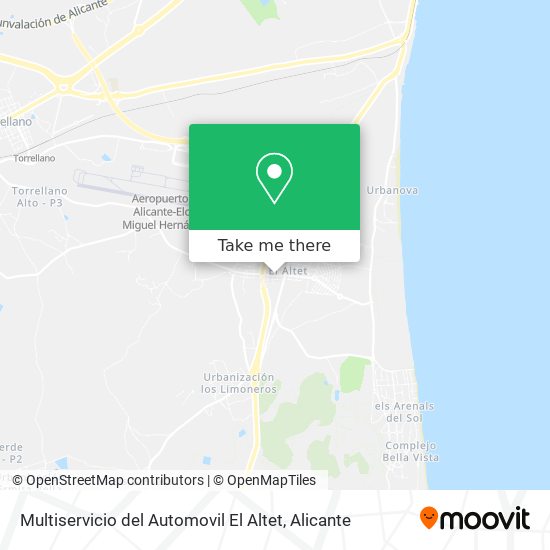 Multiservicio del Automovil El Altet map