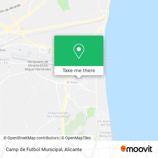 Camp de Futbol Municipal map