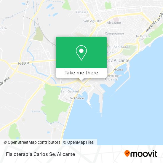 Fisioterapia Carlos Se map
