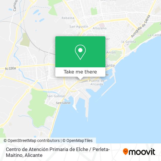 Centro de Atención Primaria de Elche / Perleta-Maitino map
