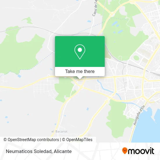Neumaticos Soledad map