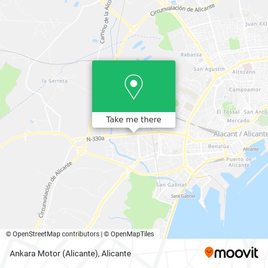 Ankara Motor (Alicante) map