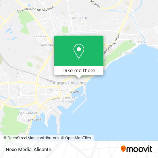 Nexo Media map