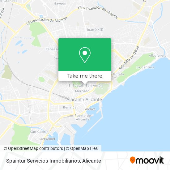 Spaintur Servicios Inmobiliarios map