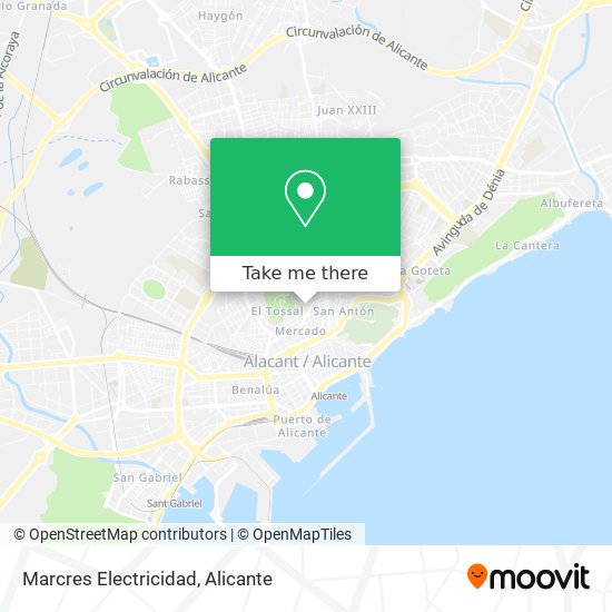 Marcres Electricidad map