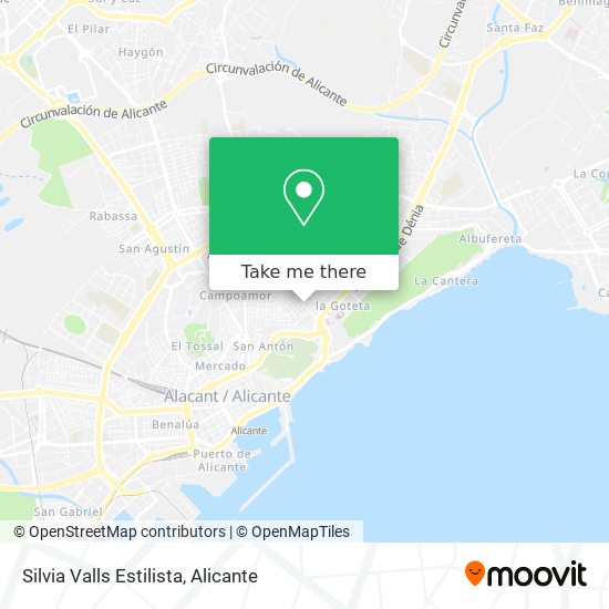 Silvia Valls Estilista map