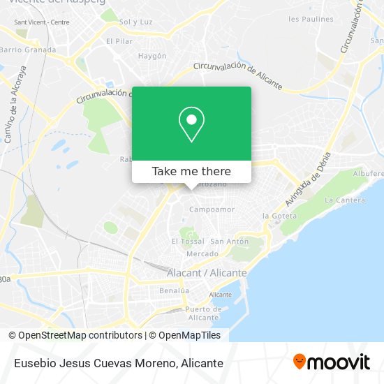 Eusebio Jesus Cuevas Moreno map