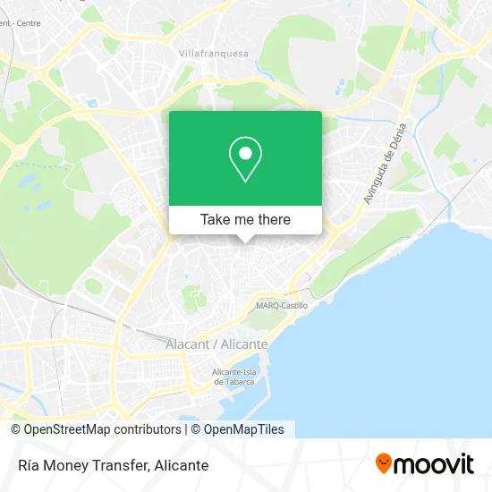 Ría Money Transfer map