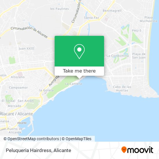 Peluqueria Hairdress map