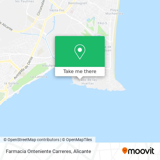 Farmacia Onteniente Carreres map