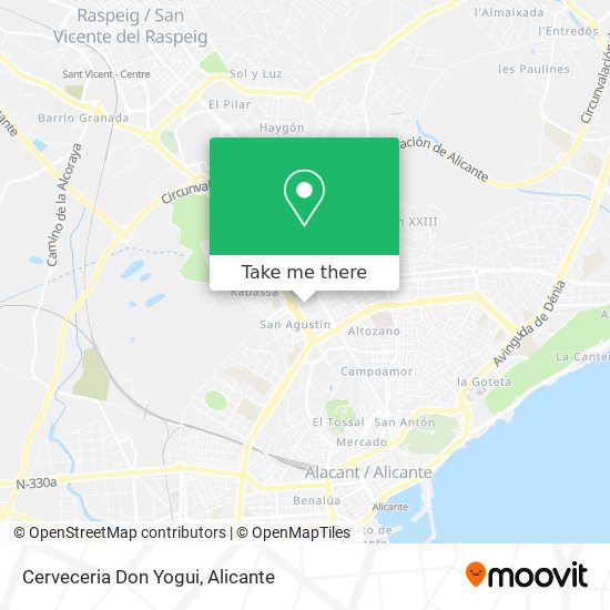 Cerveceria Don Yogui map