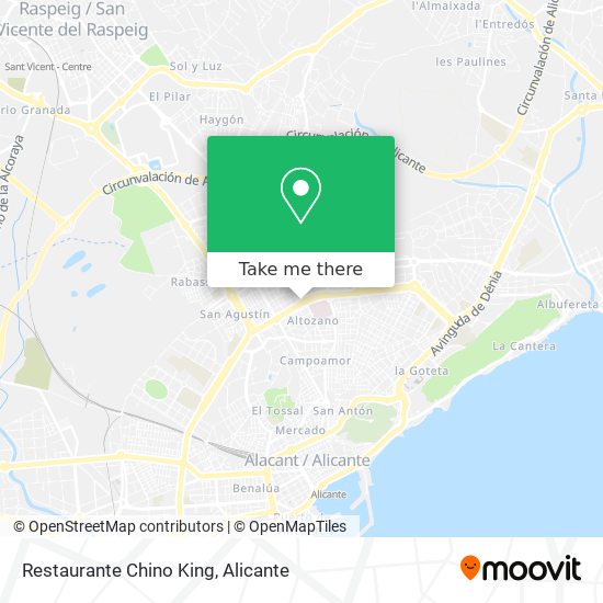 Restaurante Chino King map